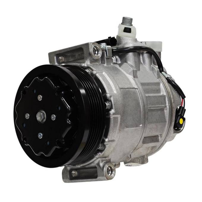 Mercedes A/C Compressor and Clutch 001230281188 - Denso 4711464